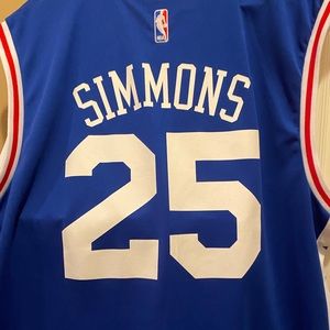76ers Simmons Jersey- Size XL. Great condition!!